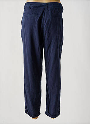 Pantalon 7/8 țesătură poplin mărime normală albastru C'EST BEAU LA VIE femeie