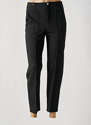 Pantalon 7/8 talie înaltă talie înaltă negru STREET ONE femeie