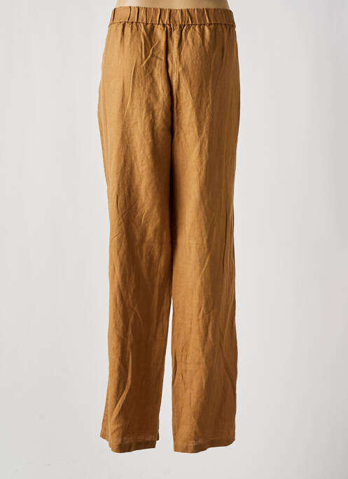 Pantalon drept galben DIANE LAURY femeie