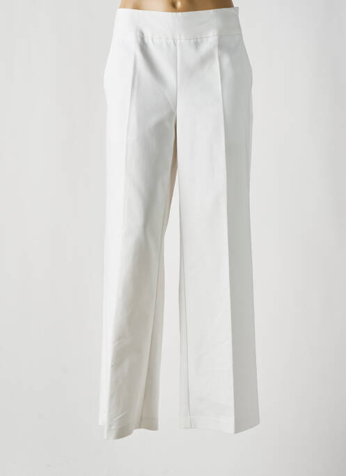 Pantalon larg alb VERO MODA femeie