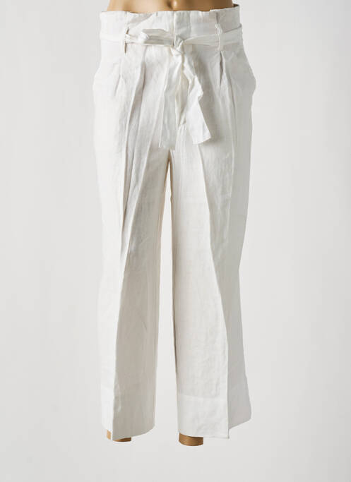 Pantalon 7/8 alb OUI femeie