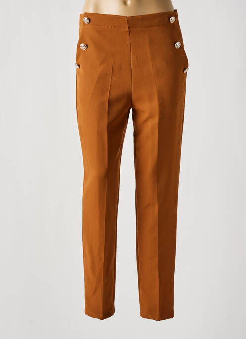 Pantalon slim portocaliu A BELLE femeie