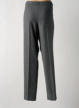 Pantalon drept talie cu cleme talie înaltă gri ANNE KELLY femeie