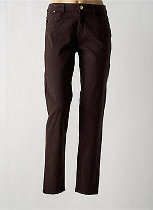 Pantalon slim maro LOLA ESPELETA femeie