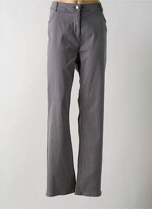 Pantalon drept elasticitate mărime normală gri DIANE LAURY femeie