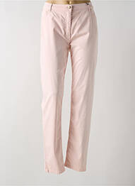 Pantalon slim țesătură poplin mărime normală roz BETTY BARCLAY femme
