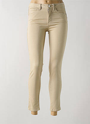 Pantalon 7/8 elasticitate mărime normală bej C'EST BEAU LA VIE femeie