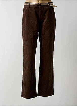Pantalon drept elasticitate mărime normală maro C'EST BEAU LA VIE femeie