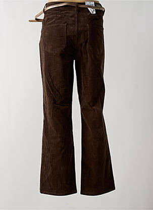 Pantalon drept elasticitate mărime normală maro C'EST BEAU LA VIE femeie