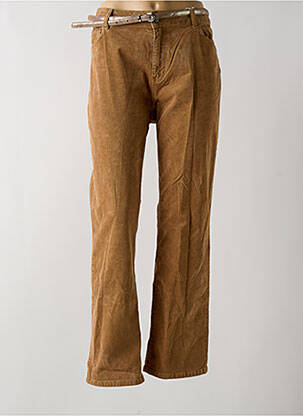 Pantalon drept elasticitate mărime normală bej C'EST BEAU LA VIE femeie