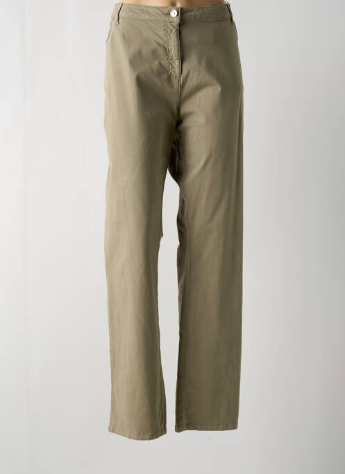 Pantalon slim verde C'EST BEAU LA VIE femeie