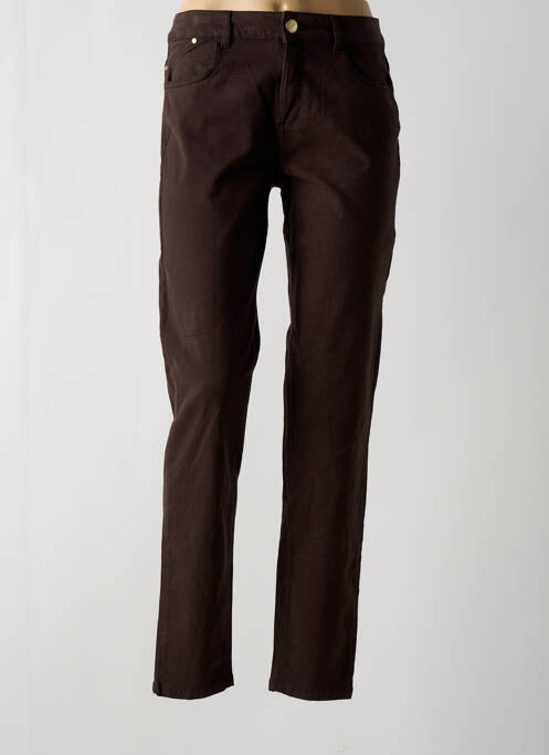 Pantalon slim maro LOLA ESPELETA femeie