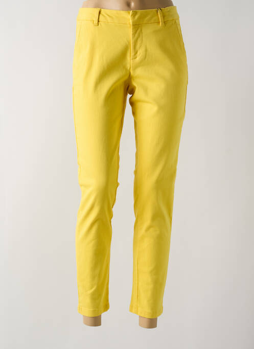 Pantalon chino galben VERO MODA femeie