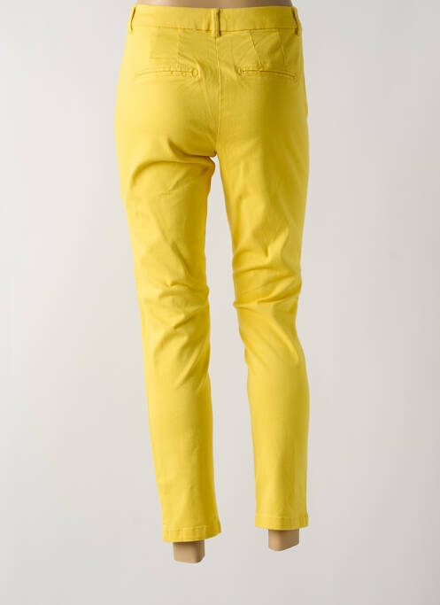 Pantalon chino galben VERO MODA femeie