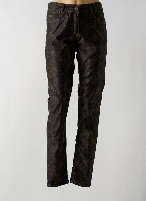 Pantalon slim verde BRANDTEX femeie