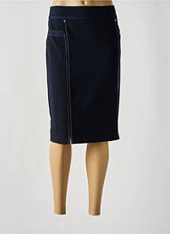Fustă midi talie cu cleme albastru DIANE LAURY femme