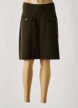 Fustă midi verde LE PETIT BAIGNEUR femeie