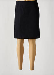 Fustă midi talie cu cleme negru QUIET femme