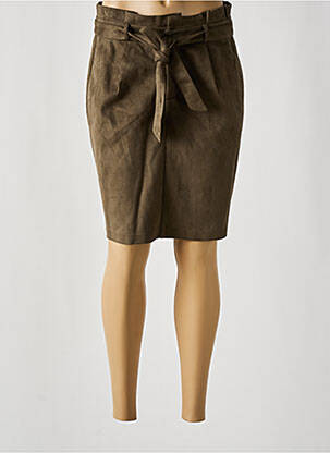 Fustă midi verde GEISHA femeie