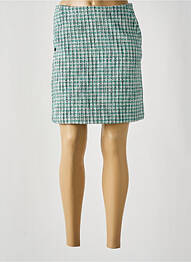 Fustă scurtă buzunare verde STREET ONE femme