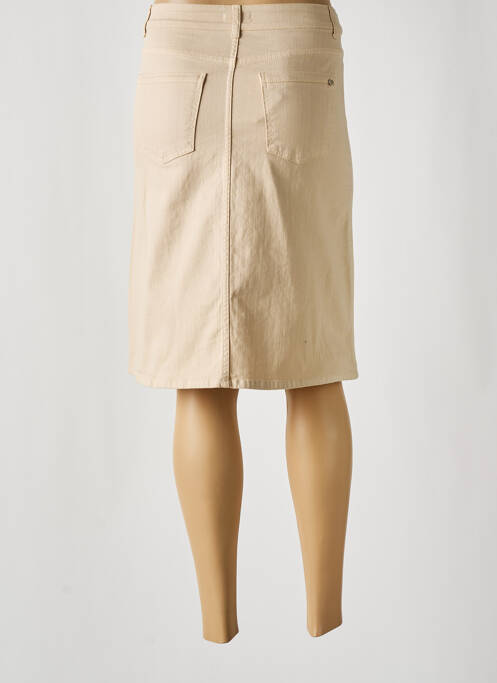 Fustă midi bej YERSE femeie