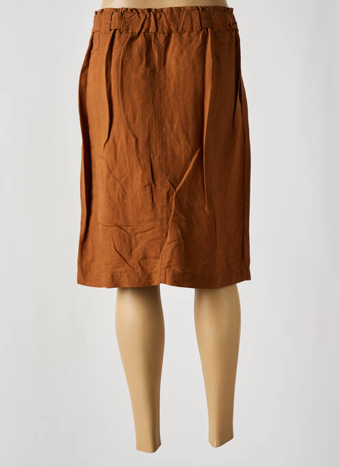 Fustă midi maro BRANDTEX femeie