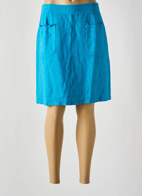 Fustă midi albastru MALOKA femeie