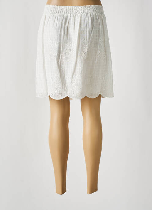 Fustă scurtă alb SCHOOL RAG femeie