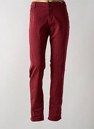 Blugi cu croială slim roșu C'EST BEAU LA VIE femeie