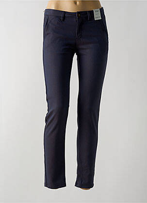 Pantalon chino talie joasă talie joasă albastru REIKO femeie