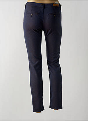 Pantalon chino talie joasă talie joasă albastru REIKO femeie