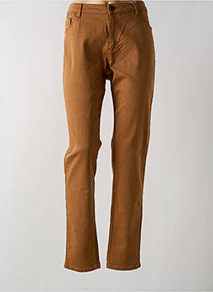 Blugi cu croială slim galben C'EST BEAU LA VIE femeie