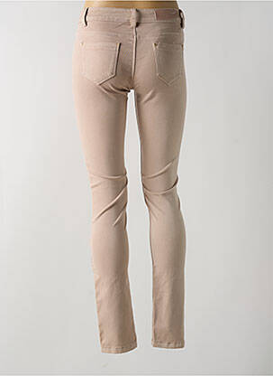 Pantalon slim țesătură poplin mărime normală roz R.DISPLAY femeie