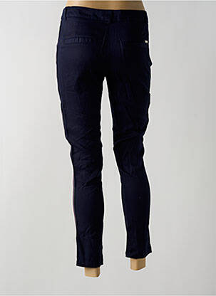 Pantalon 7/8 talie cu cleme mărime normală albastru REIKO femeie