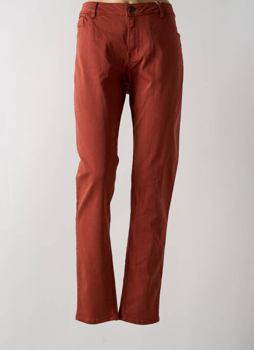 Blugi cu croială slim portocaliu C'EST BEAU LA VIE femeie