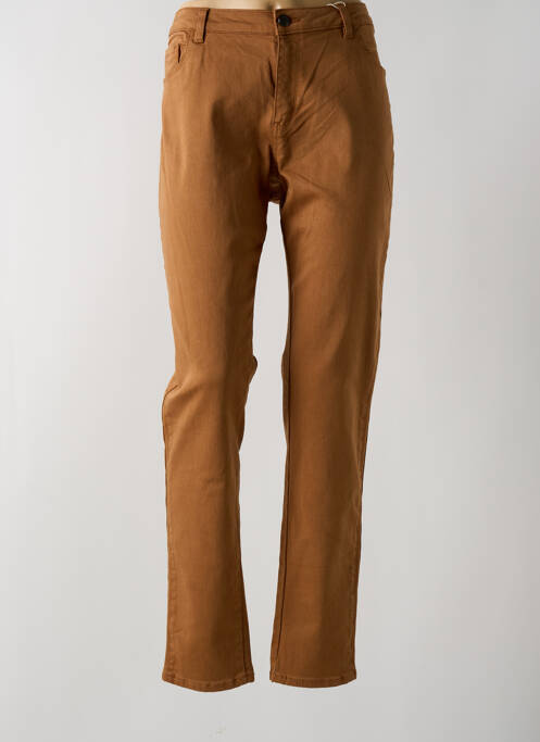 Blugi cu croială slim galben C'EST BEAU LA VIE femeie