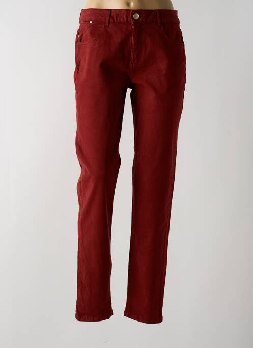 Pantalon slim portocaliu LOLA ESPELETA femeie