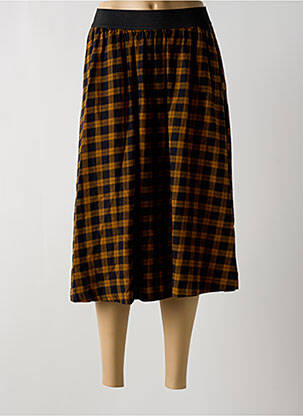 Fustă midi galben SCHOOL RAG femeie