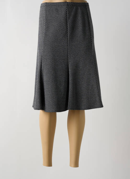 Fustă midi gri UN TEMPS POUR ELLE femeie