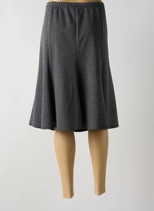 Fustă midi gri UN TEMPS POUR ELLE femeie