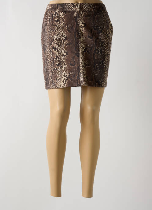 Fustă scurtă maro VERO MODA femeie