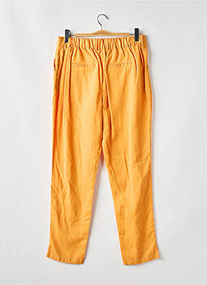 Pantalon 7/8 talie înaltă talie înaltă portocalie C'EST BEAU LA VIE femeie