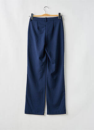 Pantalon drept țesătură crep mărime normală albastru VERO MODA femeie