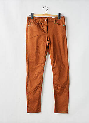 Pantalon slim portocaliu BRANDTEX femeie
