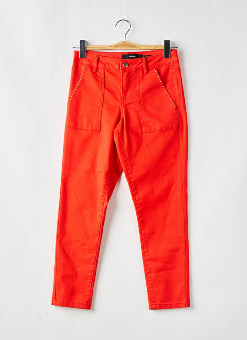 Blugi cu croială slim portocaliu VERO MODA femeie