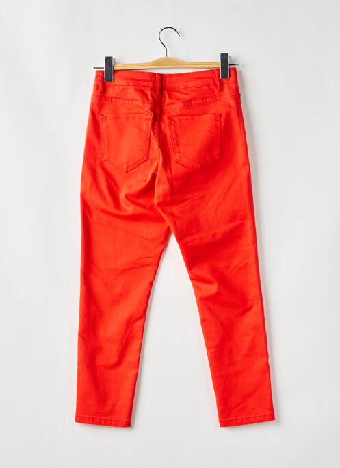 Blugi cu croială slim portocaliu VERO MODA femeie