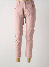 Pantalon 7/8 elasticitate mărime normală roz MELLY & CO femeie