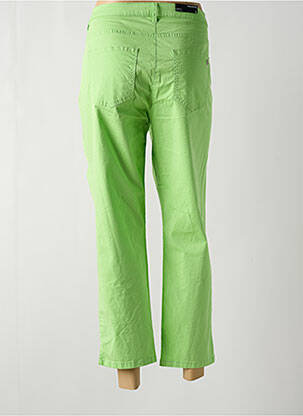 Pantalon trei sferturi țesătură poplin mărime normală verde BETTY BARCLAY femeie