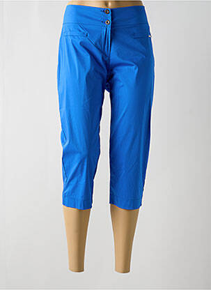 Pantalon trei sferturi albastru MALOKA femeie