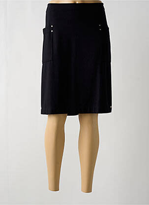 Fustă midi negru MALOKA femeie